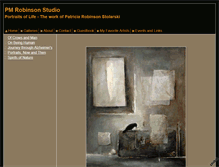 Tablet Screenshot of pmrobinsonstudio.com